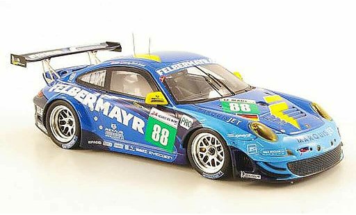 Porsche 911 GT3 RSR 1/43 Spark 2011 No.88 Team Felbermayr-Proton 24h Le Mans modellautos