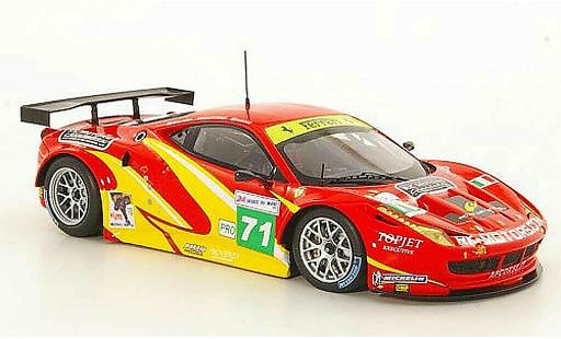 Ferrari 458 Italia GT2 1/43 Fujimi No.71 Team AF Corse 24h Le Mans 2011 modellautos