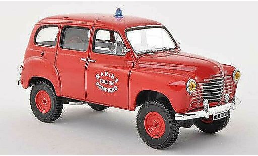 Renault Colorale Base 1/43 Solido 4x4 Marins Feuerwehr Toulon pompiers (F) 1953 modellautos
