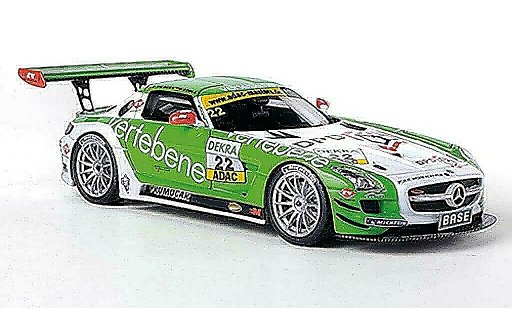Mercedes SLS GT3 1/43 Schuco AMG No.22 Vertebene - MS Racing D.Sigacev / F.Stoll ADAC GT Masters-Saison 2011 modellautos