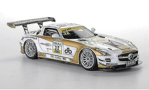 Mercedes SLS GT3 1/43 Schuco AMG No.32 Heico Motorsport D.Baumann / H.Proczyk ADAC GT Masters-Saison 2011 modellautos