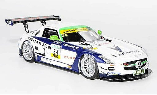 Mercedes SLS GT3 1/43 Schuco AMG No.34 Primajob Team Heico L.D.Arnold / A.Zuber ADAC GT Masters-Saison 2011 modellautos