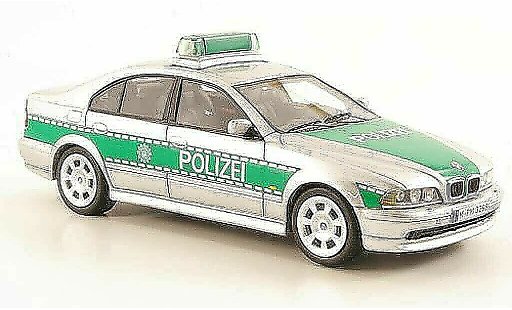 Bmw 530 police 1/43 Neo i (E39) Polizei grau /gr&Atilde;&frac14;n 2002 modellautos