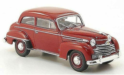 Opel Olympia Base 1/43 WhiteBox Limousine rot 1951 modellautos