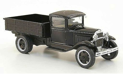 Gaz AA Pritsche 1/43 Nash Avtoprom schwarz avec Chrom modellautos