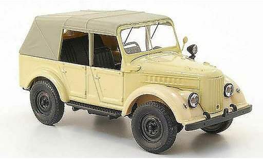 Gaz 69A Ferm&Atilde;&copy; 1/43 Nash Avtoprom beige geschlossen modellautos