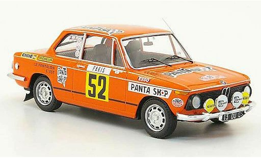 Bmw 2002 tii 1/43 Trofeu No.52 Pantashop Dorche/Vieu Rally Monte Carlo 1977 modellautos