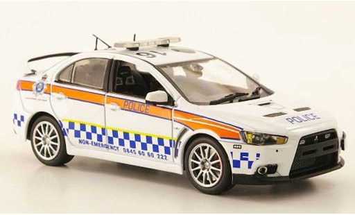 Mitsubishi Lancer Evolution X 1/43 Model Icons Humberside Road Crime Unit modellautos