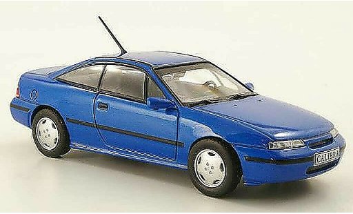 Opel Calibra V6 1/43 Hachette blau (ohne Magazin) 1993 modellautos