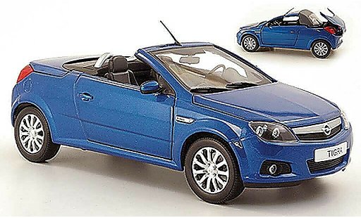 Opel Tigra Twintop Twin Top 1/18 Norev twintop blau/grau metallized modellautos