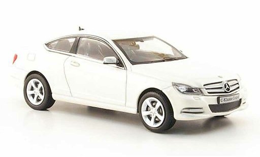 Mercedes Classe C Coupe 1/43 Norev (C204) weiss 2011 modellautos