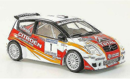 Citroen C2 S1600 1/43 Hachette No.1 Total Rally d'Antibes 2007 modellautos