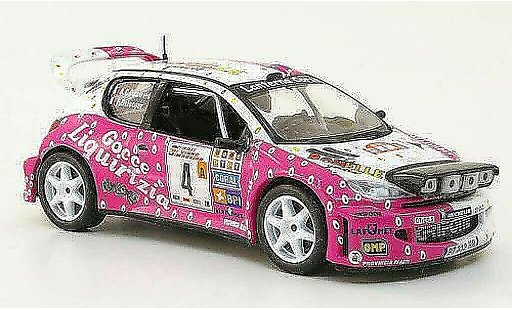Peugeot 206 WRC 1/43 Hachette No.4 Bonelle Rally de Madeira 2003 modellautos