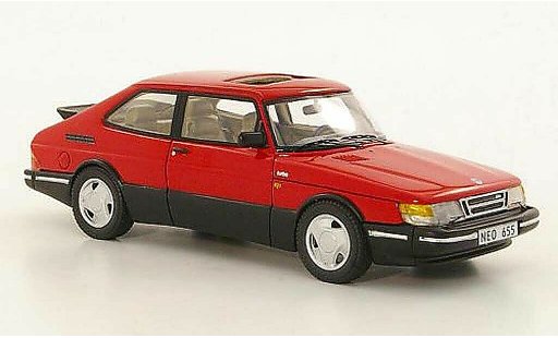 Saab 900 Turbo 1/43 Neo 16S Aero rot 1992 modellautos
