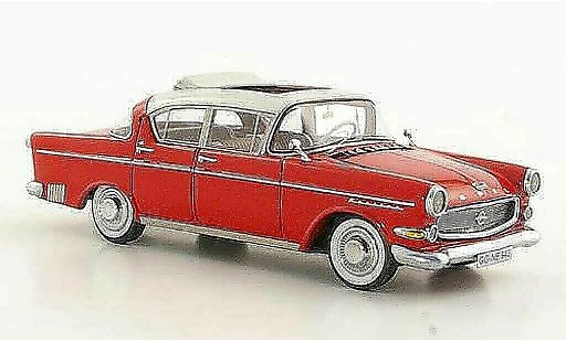 Opel Kapitan P2.5 1/43 Neo L weiss/rot 1958 modellautos