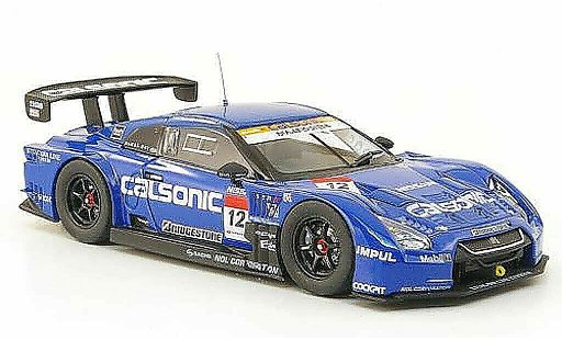 Nissan Skyline R35 1/43 Ebbro Impul GT-R No.12 Calsonic Super GT500 Runde 2 Fuji 2011 modellautos