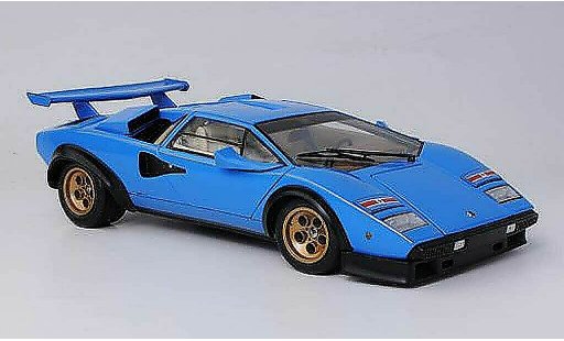 Lamborghini Countach 5000 S 1/18 Kyosho Walter Wolf blau modellautos