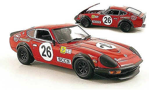 Datsun 240Z course 1/43 Kyosho Sport Racing No.26 1000 Km Japan 1972 modellautos