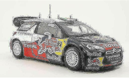 DS Automobiles DS3 WRC 2011 1/18 Norev No.2 Red Bull / Total S.Ogier / J.Ingrassia Rally Portugal modellautos