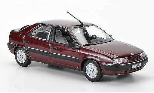 Citroen Xantia Berline 1/43 Norev rot 1993 modellautos