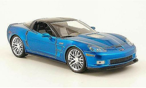 Chevrolet Corvette ZR1 1/18 Jada Toys C6 blau/carbon phares 2009 modellautos