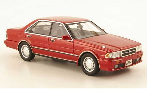 Nissan Cedric Y31 Gran Turismo SV 1/43 Hi Story () rot RHD 1989 modellautos