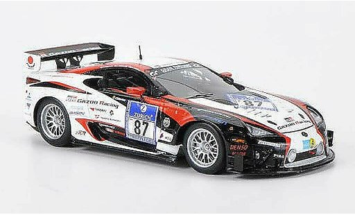 Lexus LFA Gazoo Racing 1/43 Minichamps No.87 Kinoshita/Wakisaka/Lotterer 24h Nurburgring 2011 modellautos