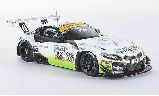 Bmw Z4 GT3 1/43 Minichamps E89 No.52 Westcoast Racing F.Lestrup / L.Stugemo ADAC GT Masters-Saison 2011 modellautos