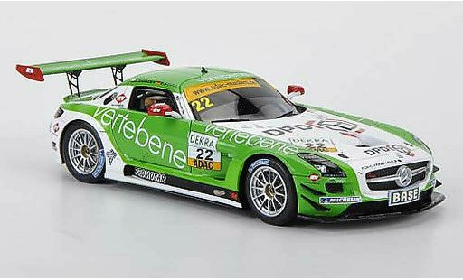 Mercedes SLS GT3 1/43 Minichamps AMG No.22 MS Racing D.Sigacev / F.Stoll ADAC GT Masters 2011 modellautos