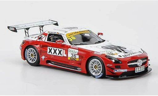 Mercedes SLS GT3 1/43 Minichamps AMG No.36 MS Racing Musterring ADAC GT Masters 2011 modellautos