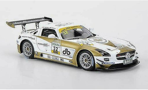 Mercedes SLS GT3 1/43 Minichamps AMG No.32 Heico Motorsport D.Baumann / H.Proczyk ADAC GT Masters 2011 modellautos