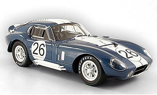 Shelby Daytona Coupe Base 1/18 Shelby Collectibles no.26 blau 1965 modellautos