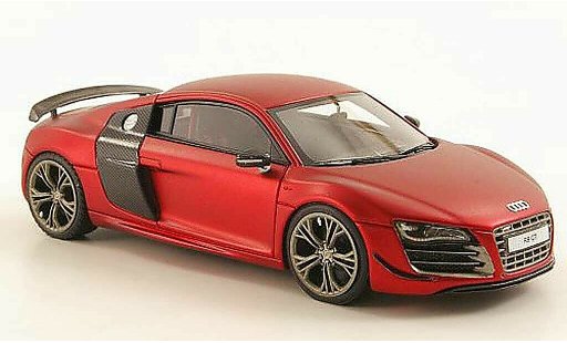 Audi R8 gt 1/43 Look Smart mattrot/carbonoptik modellautos