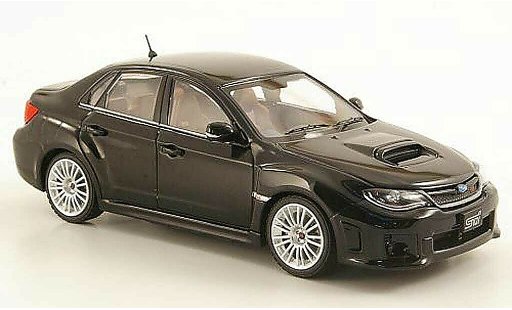 Subaru Impreza WRX 1/43 Ebbro STI A-Line schwarz 2010 modellautos