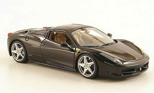 Ferrari 458 Italia Spider 1/43 Look Smart schwarz Hard Top modellautos