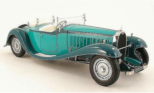 Bugatti Roadster Esders roadster 1/18 Bauer gr&Atilde;&frac14;n 1932 modellautos
