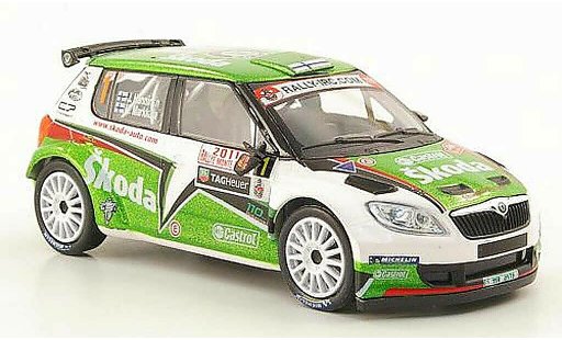 Skoda Fabia S2000 1/43 Abrex No.1 Hanninen/Markkula Rally Monte Carlo 2011 modellautos