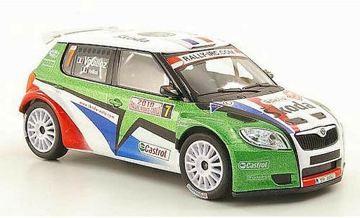 Skoda Fabia S2000 1/43 Abrex No.7 Vouilloz/Veillas Rally Monte Carlo 2010 modellautos