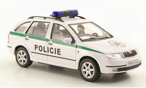 Skoda Fabia Police 1/43 Abrex Policie Polizei Tschechien modellautos
