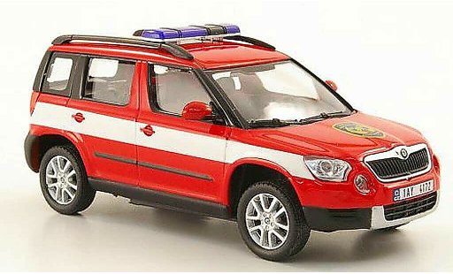 Skoda Yeti Livree Flotte 1/43 Abrex Hasici Feuerwehr Tschechien modellautos