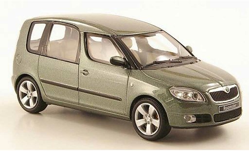 Skoda Roomster Base 1/43 Abrex oliv 2006 modellautos