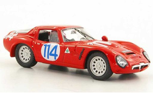 Alfa Romeo Giulia TZ2 1/43 Best No.114 ''Geki'' / Zeccoli Targa Florio 1966 modellautos