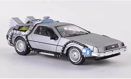 De Lorean futur I Time Machine 1/43 Hot Wheels Elite DMC-12 Back to the Future modellautos