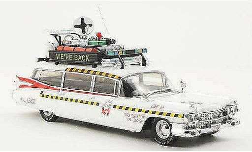 Cadillac Ecto ambulance 1/43 Hot Wheels Elite 1A Ghostbusters II (Elite) modellautos