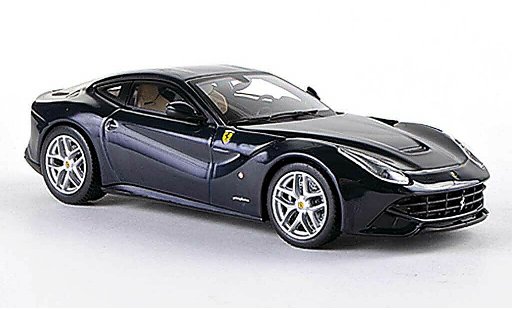 Ferrari F12 Berlinetta 1/43 Hot Wheels Elite 2 Limousine blau (Elite) modellautos