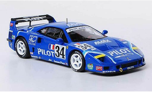 Ferrari F40 Competizione 1/43 Hot Wheels Elite No.34 Pilot M.Ferte / O.Thevenin / C.Palau 24h Le Mans 1994 modellautos
