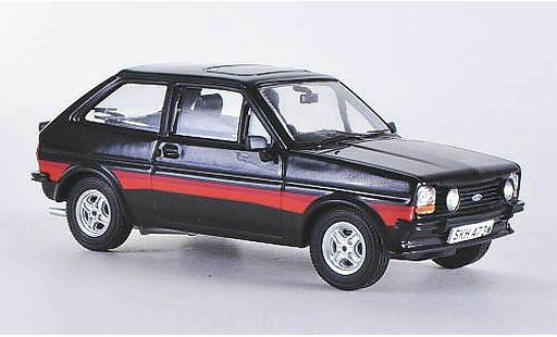 Ford Fiesta MKI 1/43 Vanguards Supersport schwarz/rot/orange RHD modellautos