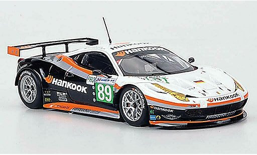 Ferrari 458 Italia GT2 1/43 Fujimi No.89 Hankook Team Farnbacher 24h Le Mans 2011 modellautos