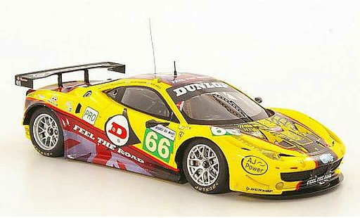 Ferrari 458 Italia GT2 1/43 Fujimi No.66 JMW Motorsport 24h Le Mans 2011 modellautos