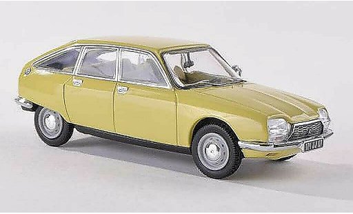 Citroen GS Berline 1/43 Norev gelb 1971 modellautos